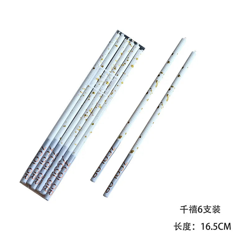 High end black and white golden candles for romantic parties, smoke-free and gold-plated