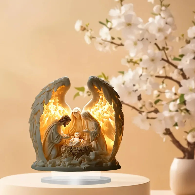 Table Home Statue Decoration Christian Religion Decor 2d Flat Acrylic Figurines For Figurine,Home,Table Ornament Decorations