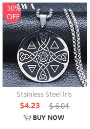 Christian Cross Jesus Stainless Steel Necklace for Women/Men Gold Color Crucifi