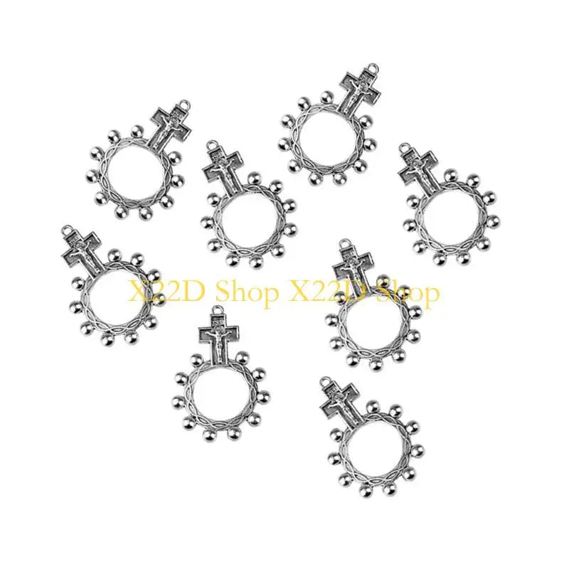 X22D Religious Finger Rosary Rings,30Piece for Worship& Gifting For Baptisms Gift
