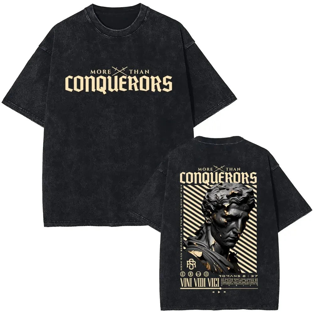 2026 Spring summer Vintage Christian Jesus Blessing From God Graphic T-shirt Men Women Clothing Fashion Casual  Crewneck T Shirt