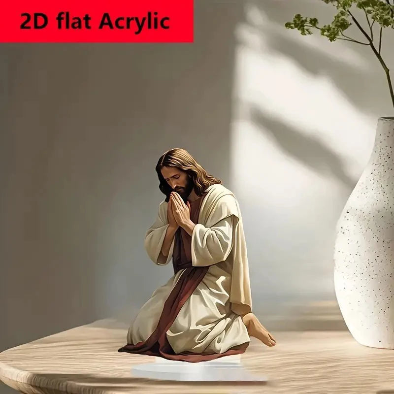 Table Home Statue Decoration Christian Religion Decor 2d Flat Acrylic Figurines For Figurine,Home,Table Ornament Decorations
