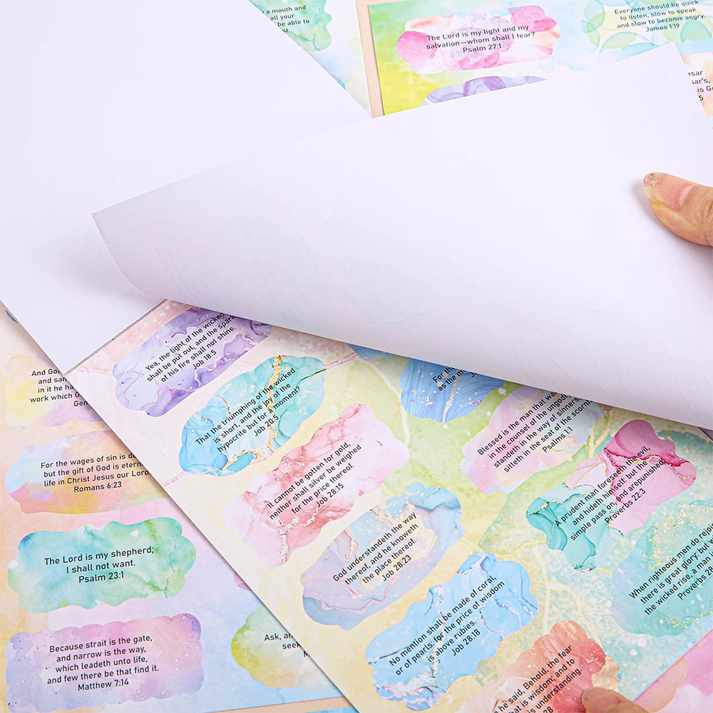 360Pcs Bible Stickers Book Christian Scripture Quotes Planner Accessories For Journaling Bible Study Inspiring Religious Decals 