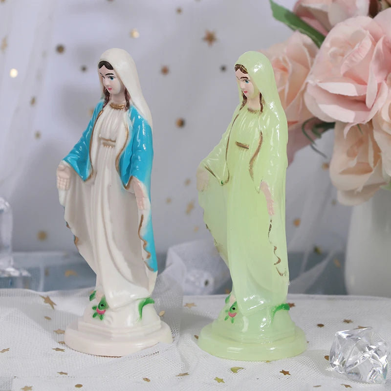Catholic Mary Statue Madonna Handmade Virgin Mary Statue Jesus Home Decor Gift