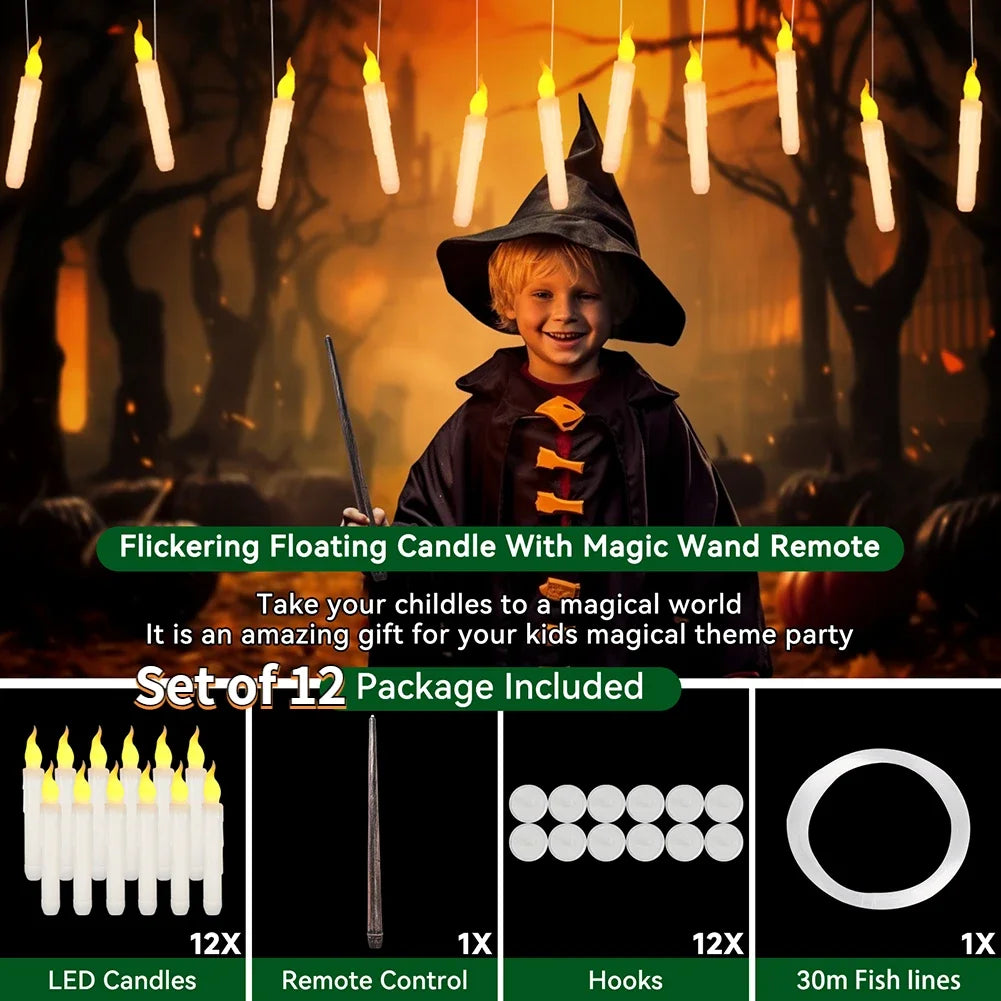 Church LED Taper Candles 16.5cm Flameless Battery Operated Window Candles for Christmas Wedding Churches Birthday Party Decor