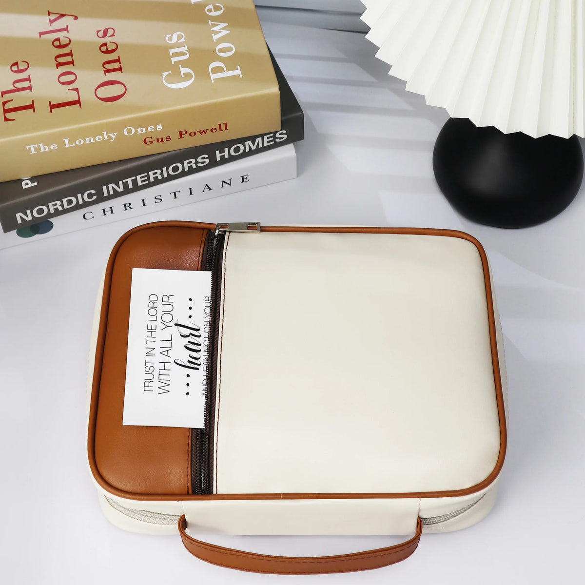 Bible Case for Women Pu Leather Bible Cover, Bible Cover/Bible Bag Organizer, Bible Study Supplies, Travel Church Gift