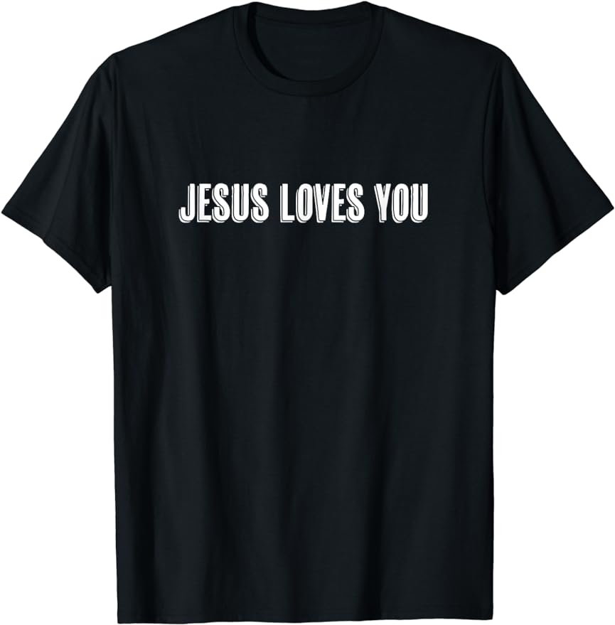 Christian T-shirt Jesus Is King Bible Verse for Men and Women Unisex Style for Women Men Classic Short-sleev T-shirt
